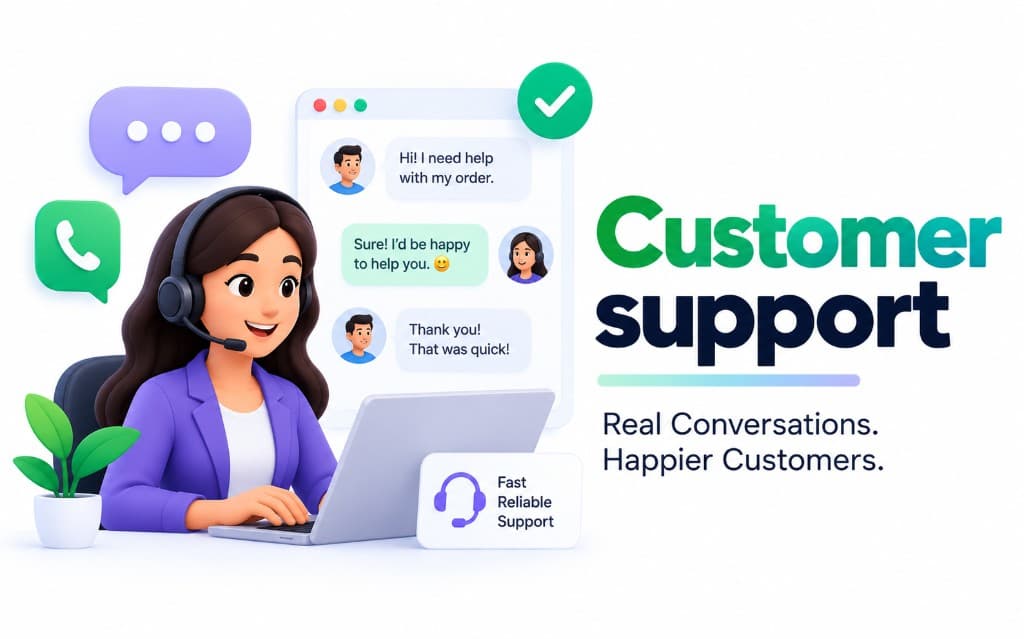 Customer support journeys with AI Voice Agent