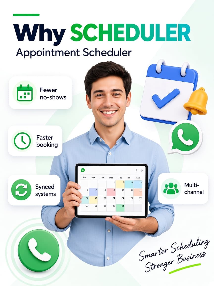 Why Appointment Scheduler — fewer no-shows and faster booking