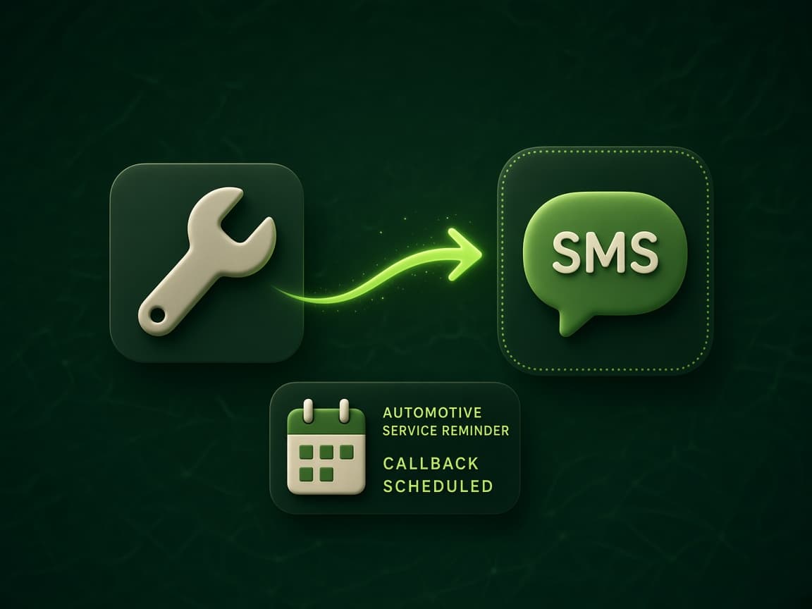 Service reminder workflows