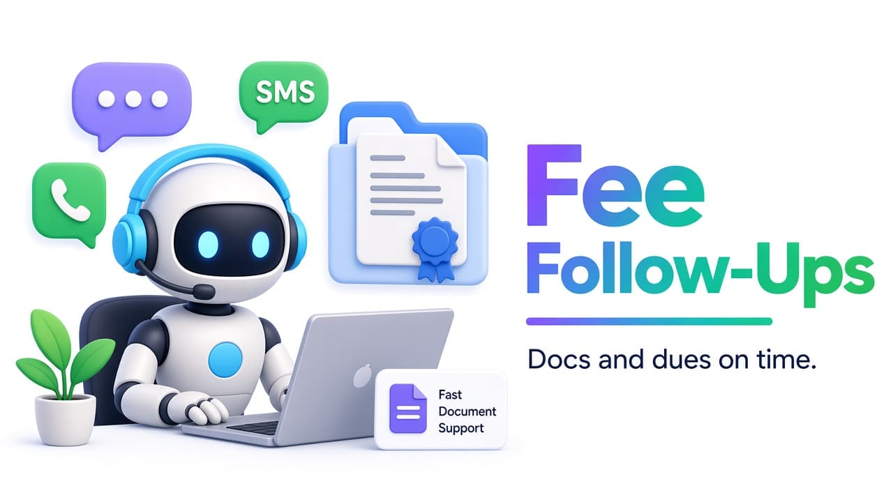 Fee and document follow-ups