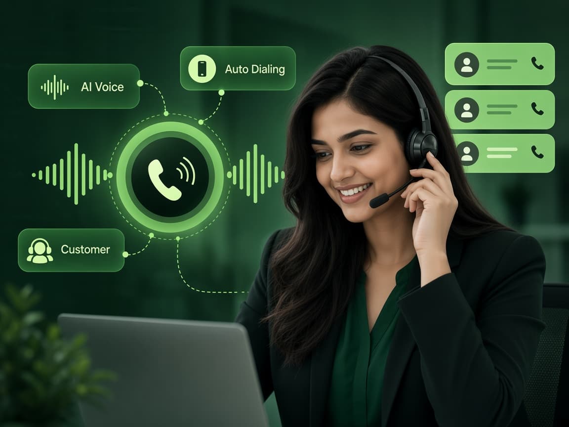 Voice and dialing with AI voice, auto dialing, customer support, and better conversations