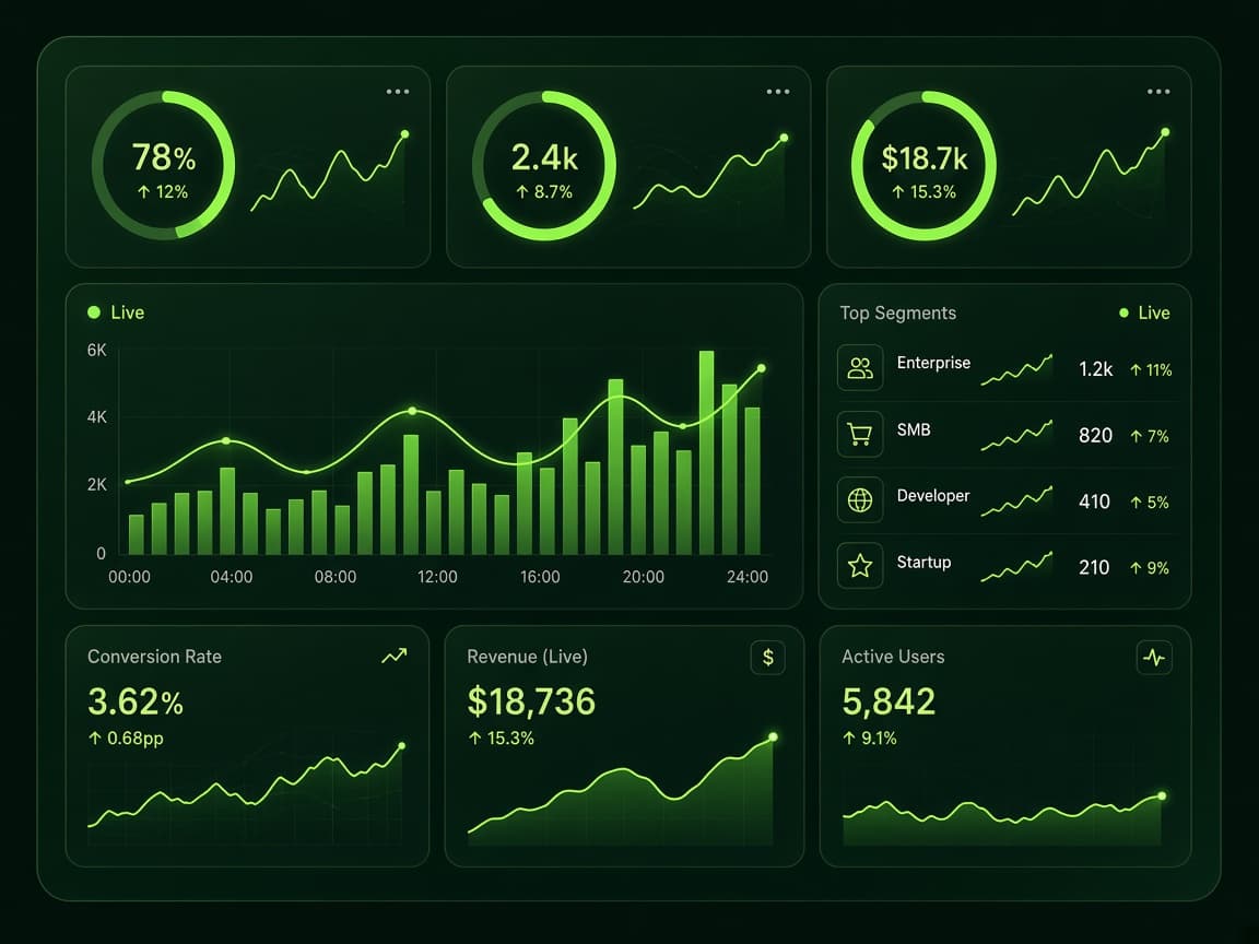 RingPilot real-time analytics and live dashboards
