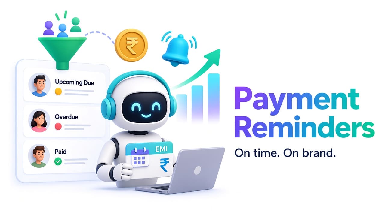 Fee, EMI, and payment reminders with SMS Broadcasting