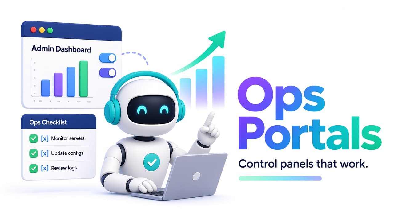 Ops portals with Software Development