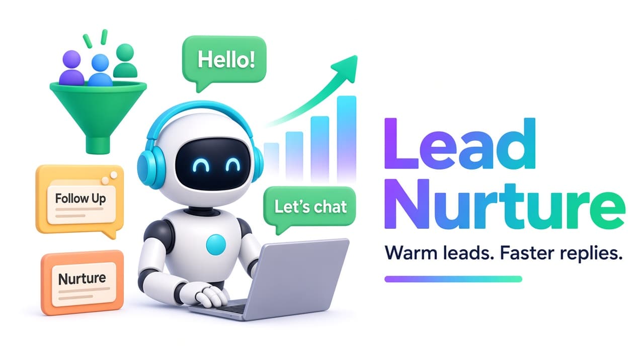 Lead nurture with WhatsApp Broadcasting