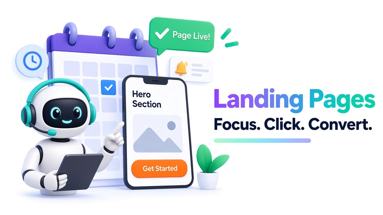 Landing pages
