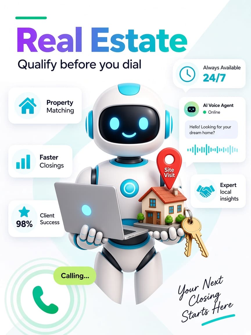 Real Estate — qualify before you dial